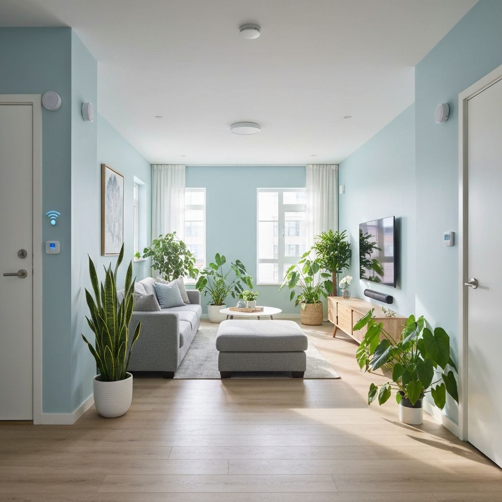 Smart apartment with eco security